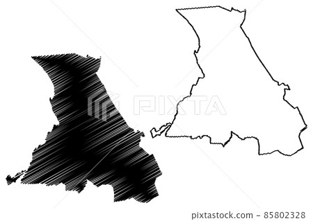 Nandi County (Republic of Kenya, Rift Valley Province) map vector illustration, scribble sketch Nandi map Nandi County (Republic of Kenya, Rift Valley Province) map vector illustration, scribble sketch Nandi map 85802328