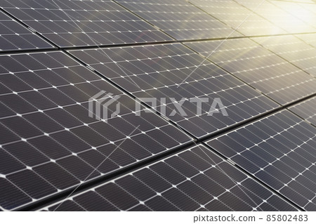 Photovoltaic renewable background solar panel. Renewable energy. Photovoltaic renewable background solar panel. Renewable energy. 85802483