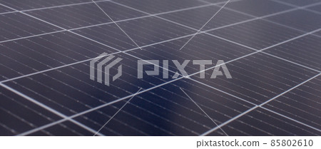 Residental solar panel close up, detailed. Residental solar panel close up, detailed. 85802610