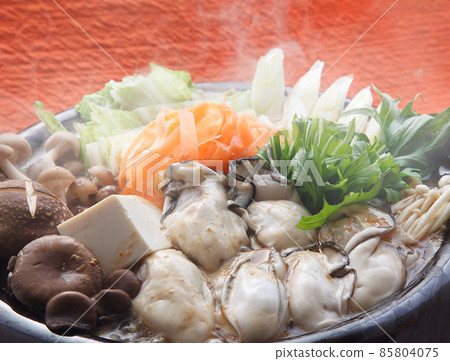 Oyster miso hot pot oyster hot pot 85804075