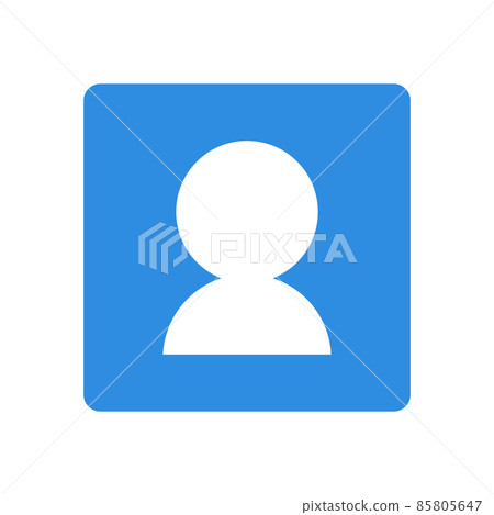 User account profile person silhouette icon 85805647