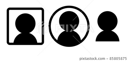 人物剪影圖標集 85805875