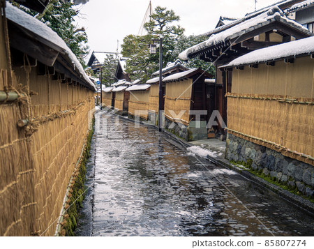 Nagamachi Samurai Residence Ruins with a continuous earthen wall Nagamachi Samurai Residence Ruins with a continuous earthen wall 85807274