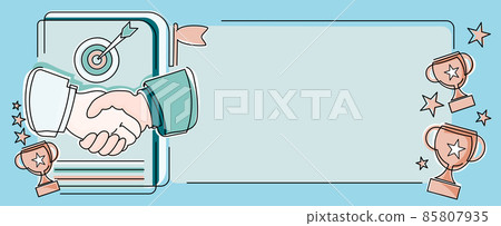 Three Colleagues Standing Sharing Thoughts Together With Speech Bubbles And Assorted S. Teammates Sharing New Success Stories At Work Having Conversation Balloons. Three Colleagues Standing Sharing Thoughts Together With Speech Bubbles And Assorted S. Teammates Sharing New Success Stories At Work Having Conversation Balloons. 85807935