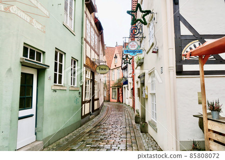 European colorful cityscape 85808072