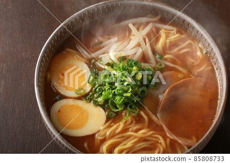 Ramen with a sizzling feeling of steam Ramen with a sizzling feeling of steam 85808733
