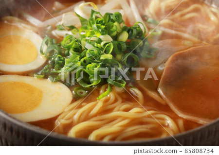 Ramen with a sizzling feeling of steam Ramen with a sizzling feeling of steam 85808734