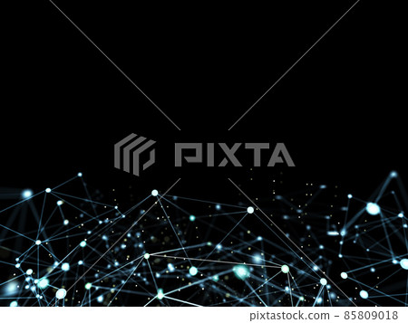 Connection structure with nodes - Stock Illustration [85809018] - PIXTA