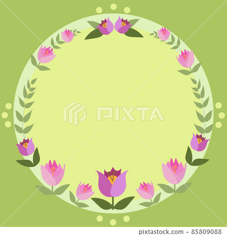 Blank Frame Decorated With Abstract Modernized Forms Flowers And Foliage. Empty Modern Border Surrounded By Multicolored Line Symbols Organized Pleasantly. Blank Frame Decorated With Abstract Modernized Forms Flowers And Foliage. Empty Modern Border Surrounded By Multicolored Line Symbols Organized Pleasantly. 85809088