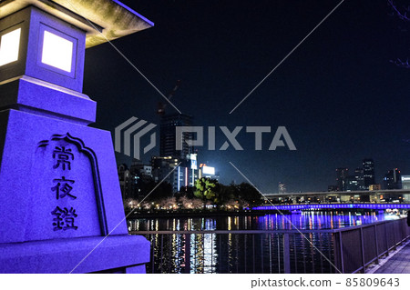 [大阪]大阪的夜景和夜景 85809643