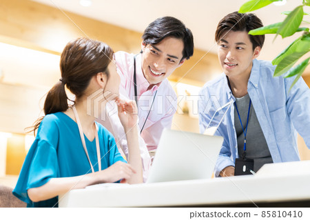 Team business office businessman engineer Team business office businessman engineer 85810410