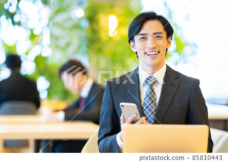 Business office, businessman, computer cafe Business office, businessman, computer cafe 85810443