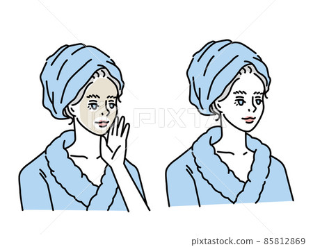 Women who pack (beauty, skin care, cosmetics, beautiful skin, masks, toner, fashion, fashion) 85812869