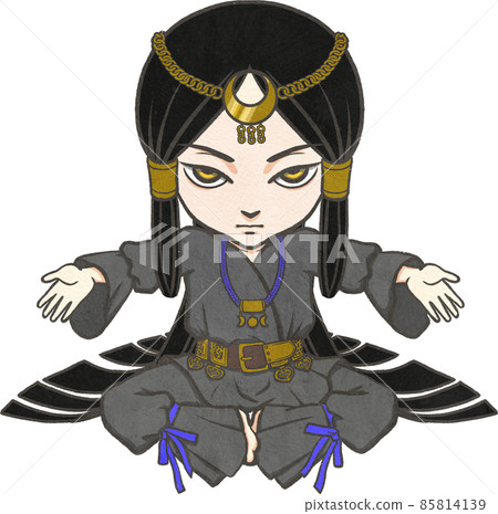 Illustration of moon reading 85814139
