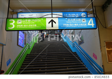 Yurakucho Station Line 3 Yamanote Line Home Line 4 Keihin Tohoku Line Home Yurakucho, Chiyoda-ku, Tokyo 85814833