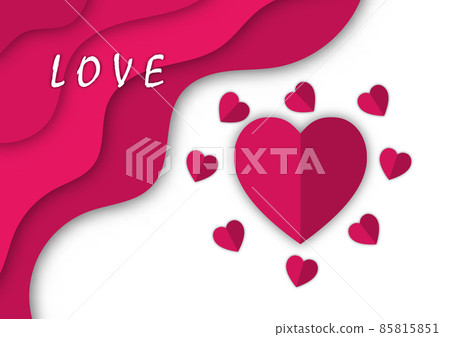 graphics style papercut with symbol heart concept valentines day for card vector illustration graphics style papercut with symbol heart concept valentines day for card vector illustration 85815851