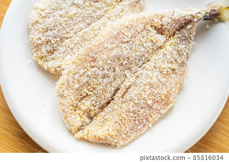 Horse mackerel with bread crumbs Horse mackerel with bread crumbs 85816034