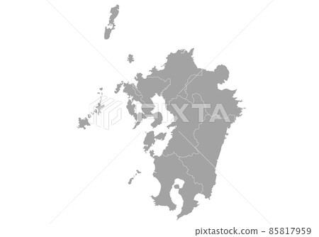 九州地區的剪影 85817959