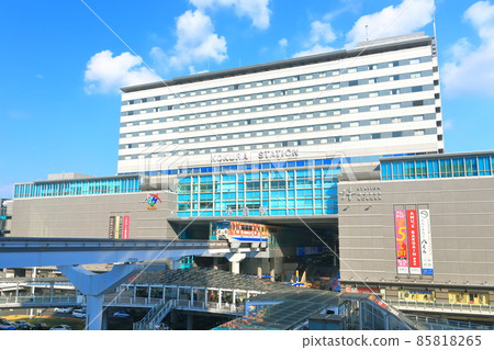 [Fukuoka Prefecture] JR Kokura Station South Exit under clear skies 85818265