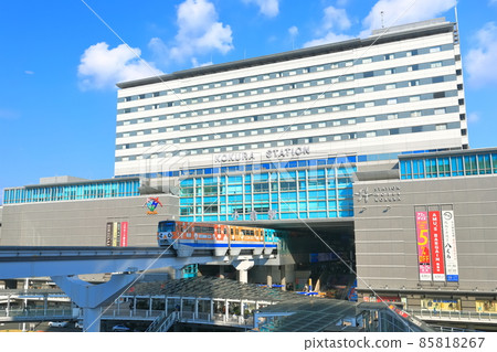 [Fukuoka Prefecture] JR Kokura Station South Exit under clear skies 85818267