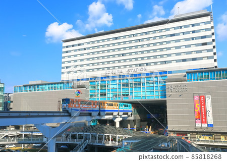 [Fukuoka Prefecture] JR Kokura Station South Exit under clear skies 85818268