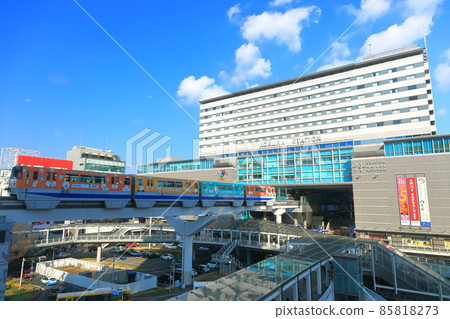 [Fukuoka Prefecture] JR Kokura Station South Exit under clear skies 85818273