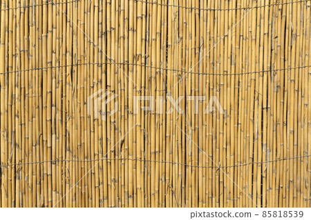 Bamboo background. Old bamboo fence Bamboo background. Old bamboo fence 85818539