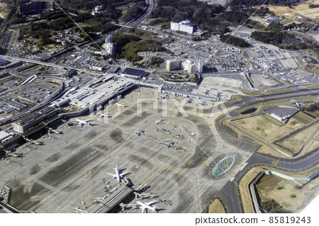 Aerial view of Narita Airport 85819243