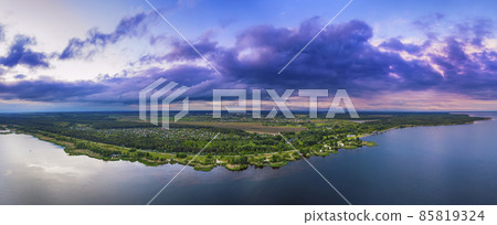 Rural summer sunset Rural summer sunset 85819324