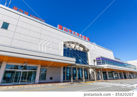 Toyama City, Toyama Prefecture, Toyama Airport (Toyama Kitokito Airport) in fine weather Toyama City, Toyama Prefecture, Toyama Airport (Toyama Kitokito Airport) in fine weather 85820207
