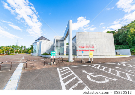Fossa Magna Museum in fine weather, Itoigawa City, Niigata Prefecture 85820512