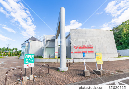 Fossa Magna Museum in fine weather, Itoigawa City, Niigata Prefecture Fossa Magna Museum in fine weather, Itoigawa City, Niigata Prefecture 85820515