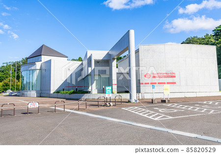 Fossa Magna Museum in fine weather, Itoigawa City, Niigata Prefecture Fossa Magna Museum in fine weather, Itoigawa City, Niigata Prefecture 85820529