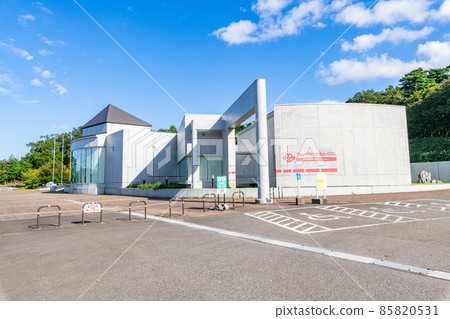 Fossa Magna Museum in fine weather, Itoigawa City, Niigata Prefecture 85820531