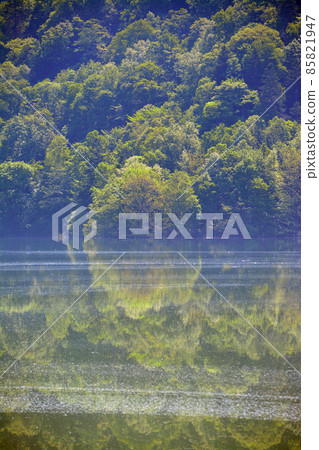 鏡面美麗的桂澤湖 85821947