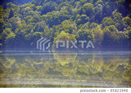 鏡面美麗的桂澤湖 鏡面美麗的桂澤湖 85821948