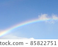 A blue sky rainbow 85822751