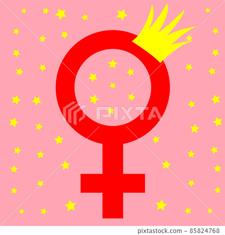 Happy International Women s Day. Concept number eight with the symbol of the mirror of Venus Happy International Women s Day. Concept number eight with the symbol of the mirror of Venus 85824768