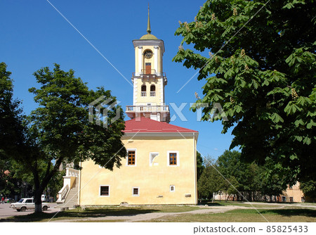 Kamyanets Podilskyi, Ukraine: Kamianets-Podilskyi City Hall or Town Hall, also known as Ratusha. Located on the Polish Market Square in the Old Town. 85825433
