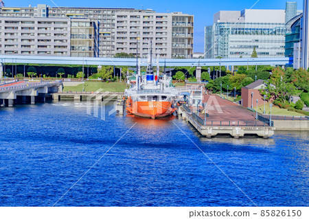 [Cityscape of Tokyo] Cityscape of Odaiba from Tokyo International Cruise Terminal 85826150