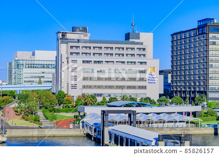[東京都市風景] 東京國際郵輪碼頭的台場都市風景 85826157