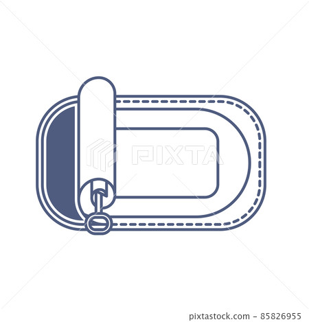 Canned fish icon, tin can with wrap opener, spiced sprats and  anchovy pack, vector 85826955