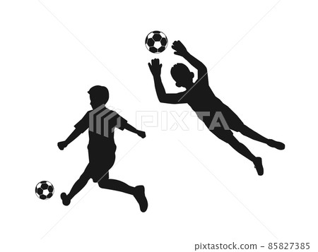 Soccer silhouette club activities sports shoot... - Stock Illustration ...