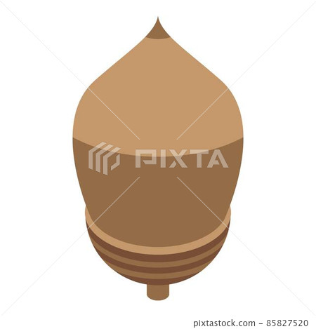 Tree acorn icon, isometric style 85827520