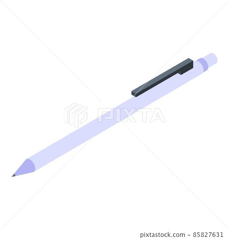 Copywriter pen icon, isometric style 85827631