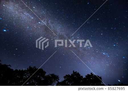 Milky Way galaxy in winter 85827695