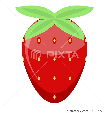 Strawberry icon, isometric style Strawberry icon, isometric style 85827799