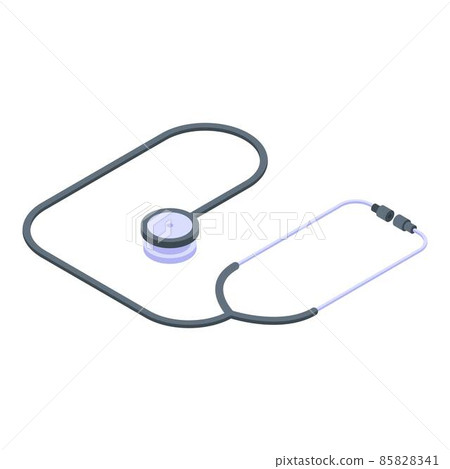 Stethoscope icon, isometric style 85828341