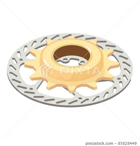 Part bike icon, isometric style 85828449