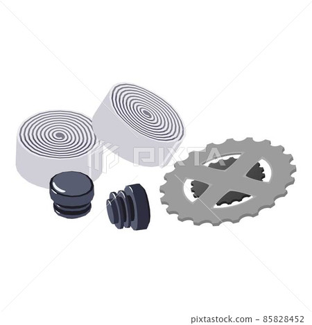 Clothing repair measurement tape icon isometric Vector Image